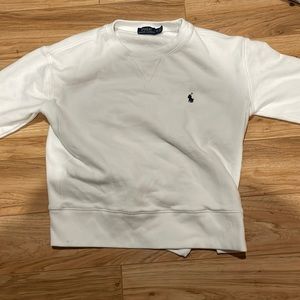 White Ralph Lauren Polo Sweater